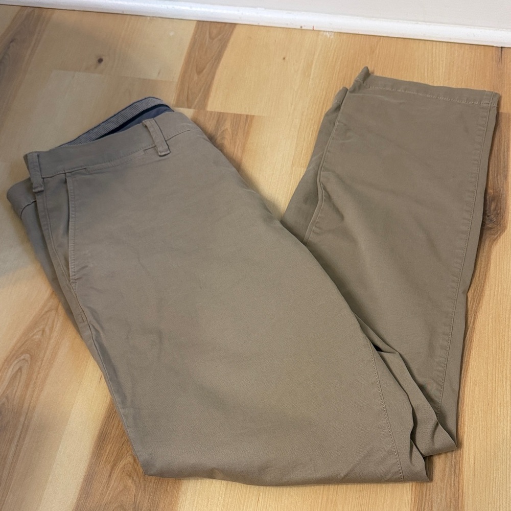 Express Slim Fit Men's Khaki - Picture 2 of 3